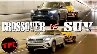 Crossover vs SUV vs the IKE GAUNTLET World's Toughest Towing Test: The Difference May Surprise You!