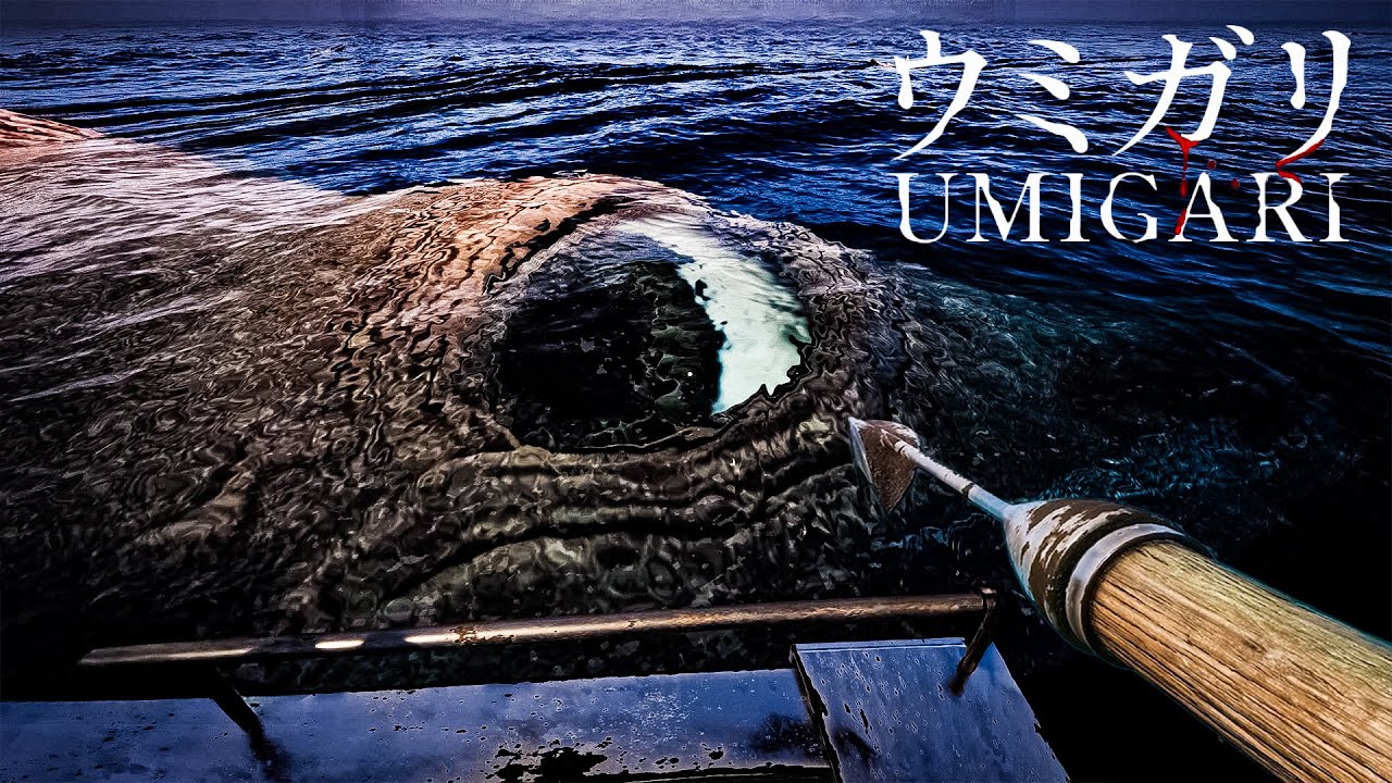 🔴LIVE  | A Harpoon Fishing Indie Horror Game With Disturbing Fish | UMIGARI by Chilla's Art