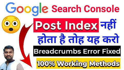 How To Fix Breadcrumbs In Google Search Console | Review Snippet Error Fix Google Search Console