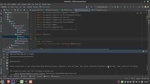 Solución al mensaje "Consider defining a bean of type 