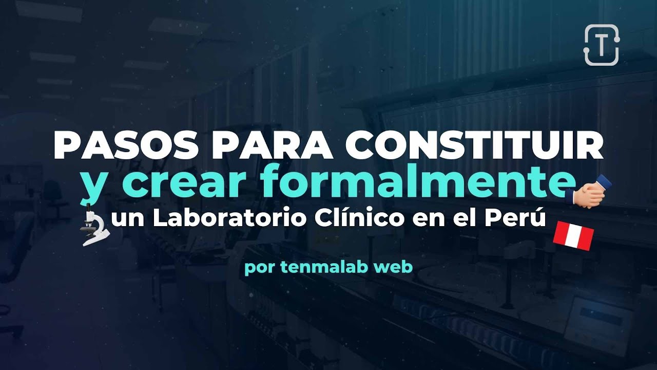 Pasos para constituir y crear un laboratorio clínico. - YouTube