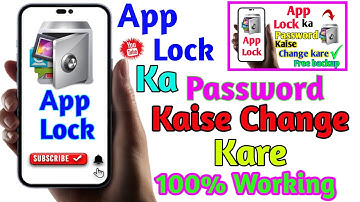 App lock ka password  kaise change kare||applock ||charge  password