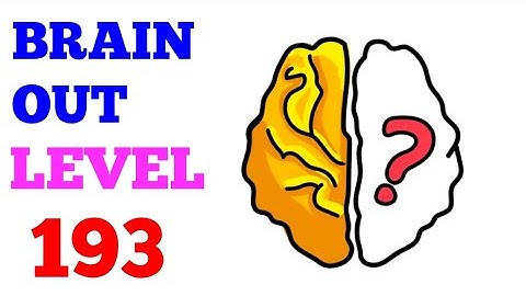 Brain out level 193 solution or walkthrough