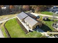 New hampshire foliage wedding drone  longlook farm