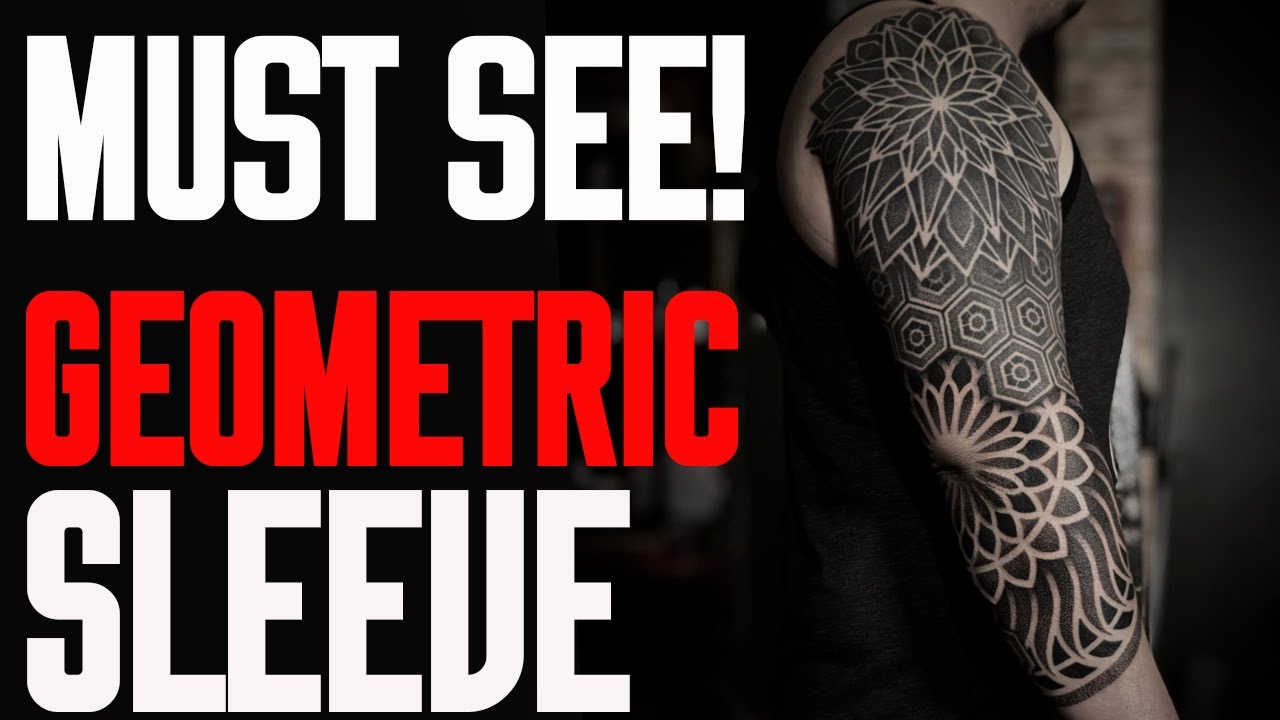 Эта локтевая мандала просто СУМАСШЕДШАЯ — полноценный сеанс геометрического рукава!