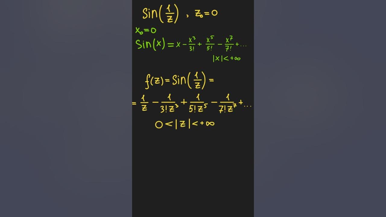 ТФКП. Разложение функции в ряд Лорана. #shorts #math #complexnumbers ...