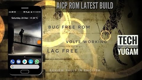 ROM AICP Android Ice Cold Project v 12.1 | Android 7.1.2 Nougat | Redmi 4A | Techyugam |face id lock