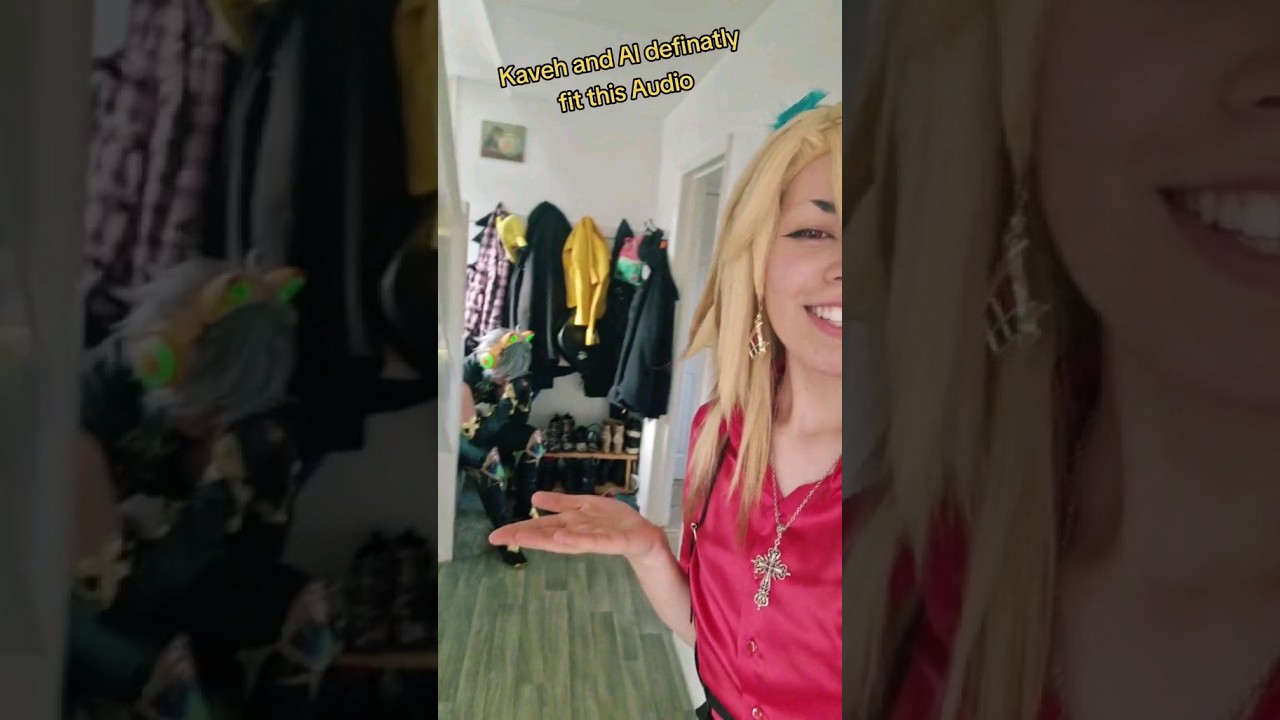 These two are perfect for this Audio! #cosplay #genshinimpact #alhaitham #kaveh #adhd #autism #short