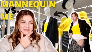 I Dressed Like A Store Mannequin  Curvy Plus Size Try On Haul  Zara Hu0026m Cotton On U0026 Mr Price 