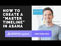 How to create a "master timeline" in Asana