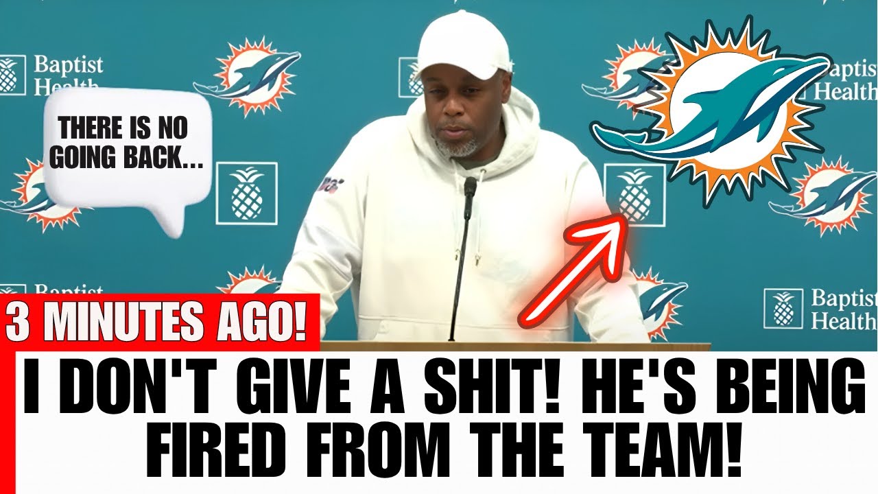 🚨URGENT! DOLPHINS FIRES STARS THE REASON WILL MAKE YOU FURIOUS! LOOK