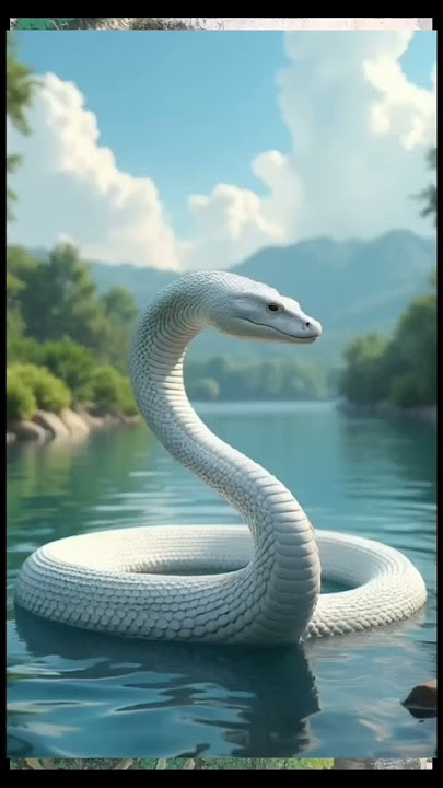 Legenda siluman ular putih.. #snake #animals #cobra