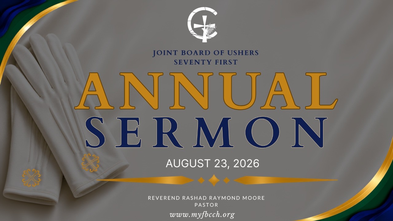 August 23 | Usher’s 71st Annual Sermon | First Baptist Church of Crown Heights