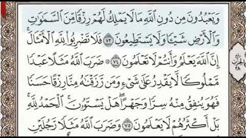 سورة النحل الصفحة 275 من الاية 73 الى 79 عبدالباسط عبدالصمد مجود