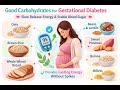 Gestational Diabetes Diet During Pregnancy. What to Eat to Control Blood Sugar Naturally