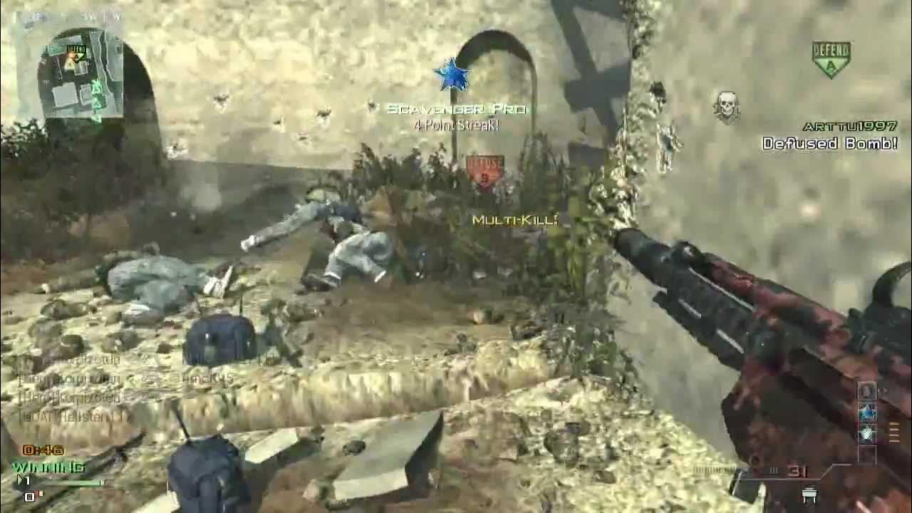 Mw3 Multikill in Mission YouTube