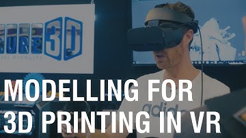 Modelling for 3D printing in VR
