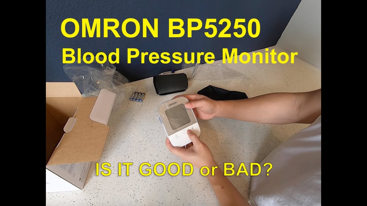 OMRON Blood Pressure Monitor - Silver Argent BP5250 - is it good / bad? 