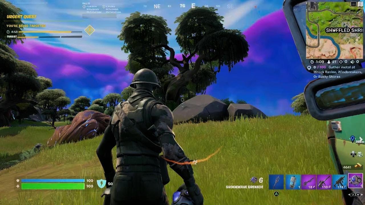 Fortnite climb on the tree YouTube