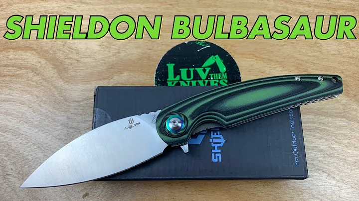 Shieldon Bulbasaur G10 linerlock flipper knife