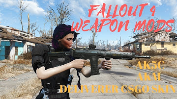 Fallout 4 Weapon Mods ( AK5C , AKM , DEILVERER CSGO RETEX )