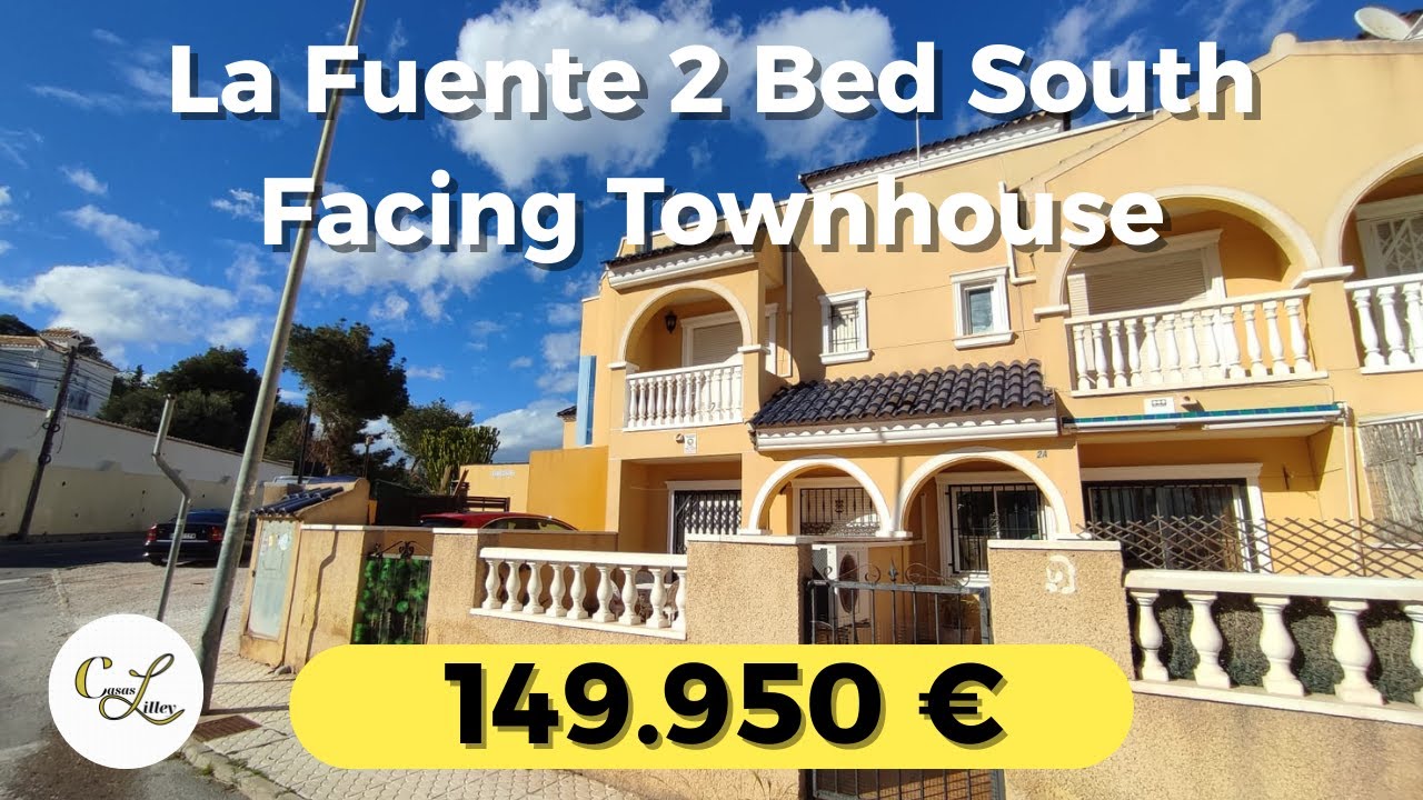 €149,950 - South-Facing 2-Bed La Fuente Townhouse with Underbuild ☀️