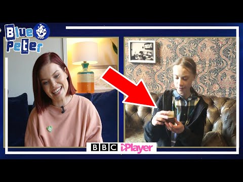 Greta Thunberg Gets a GOLD Blue Peter Badge!🥇
