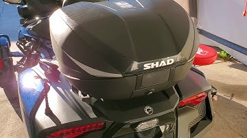 Shad SH58X top case on 2021 Can Am Spyder RT base model