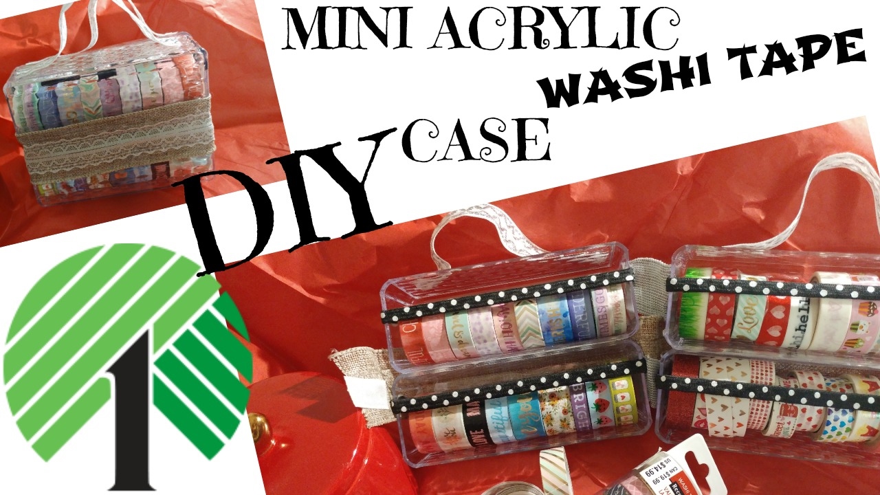 Dollar Store DIY-Washi Tape Holder