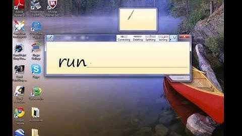 Windows 7 Home Premium Handwriting Recognition