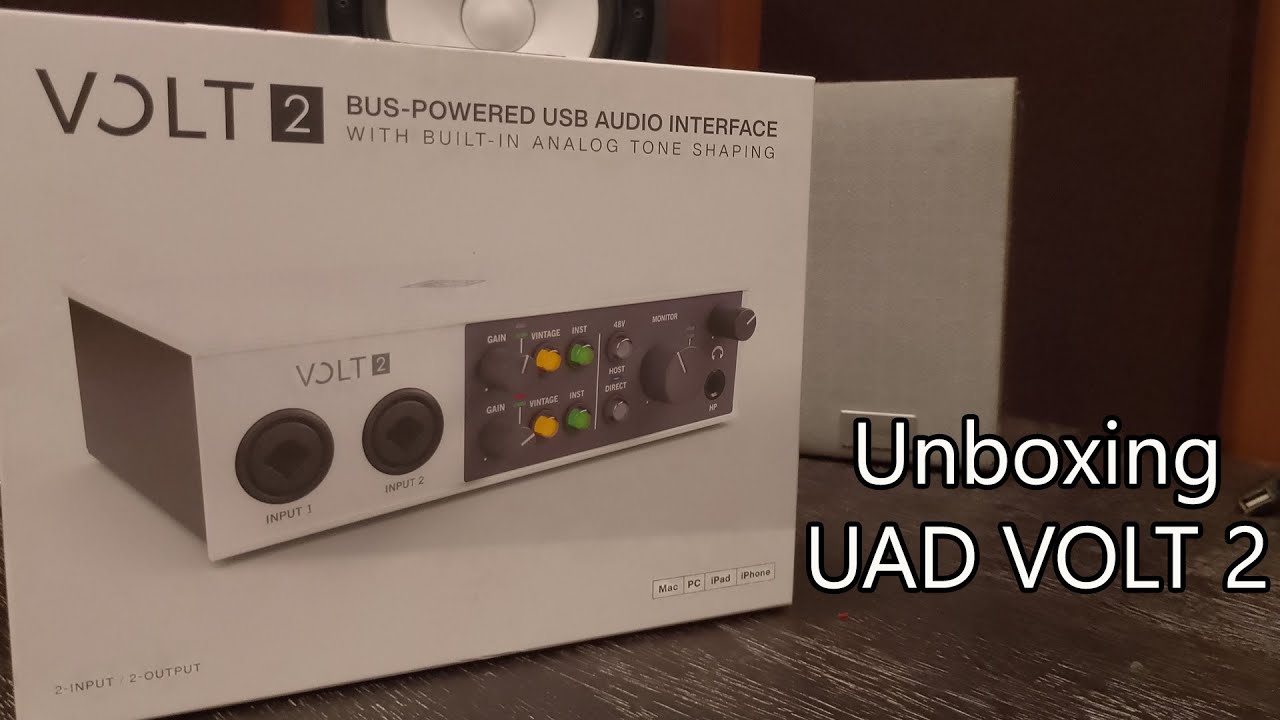 Universal Audio VOLT 2 Unboxing - YouTube