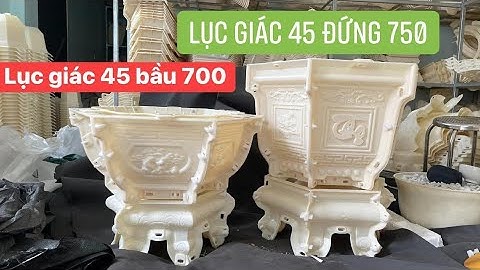 Khuôn chậu lục giác 45 bầu: 700 | lục giác 45 đứng 750k ( bao ship toàn quốc)