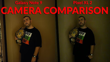 Samsung Galaxy Note 9 vs Pixel 2 XL Camera Comparison - Hardware vs Software - YouTube Tech Guy