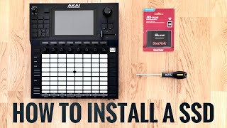 How to expand storage by installing a SSD on the Akai Force or MPC Live