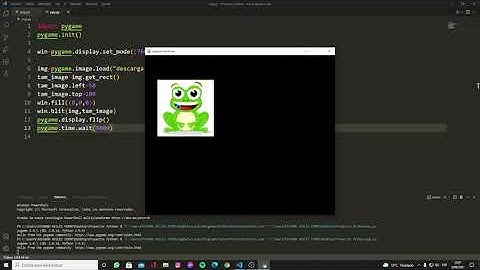 Introducción a pygame en Python | Animación de una imagen con pygame