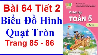 Vở Bài Tập Toán Lớp 5 Bài 64 Tiết 2 | Biểu Đồ Hình Quạt Tròn | Kết Nối Tri Thức