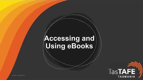Accessing and Using eBooks