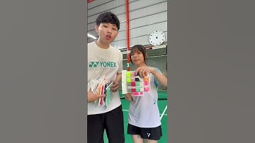 Anh em thích quấn cán màu gì #badminton #caulong #pothichdanhcau