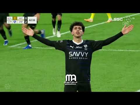 هدف الهلال الثالث على الحزم محمد القحطاني