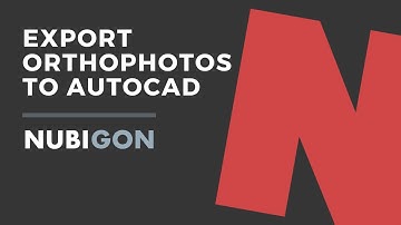 How to export orthophotos to AutoCAD