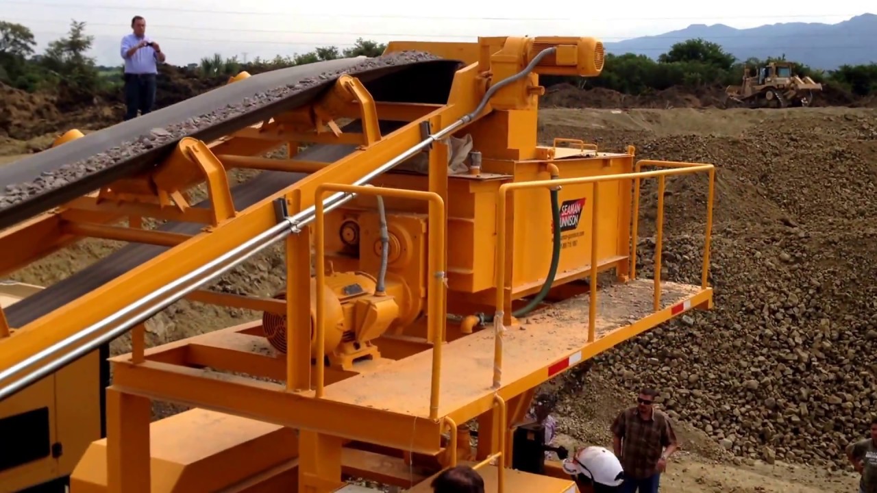 2014 Video 2 Bin Portable Pugmill Plant SGPM2 (VIDEO TAKEN 2014