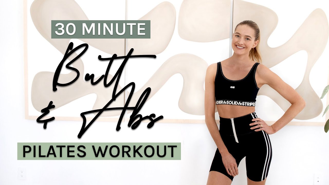 30 Min Butt & Abs Model Pilates Workout | Sanne Vloet