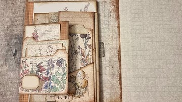 File Folder Folio Journal Using Memories of the Meadow Part 1