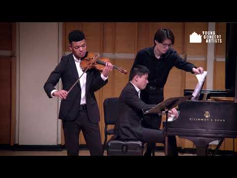 Randall Goosby and Zhu Wang | Strauss: Violin Sonata, II. Improvisation: Andante cantabile