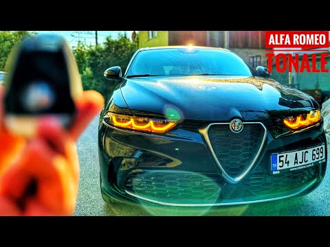 Motoru Şaşirtti! | 2023 Yeni̇ Alfa Romeo Tonale | Performans Yeterli̇ Mi̇