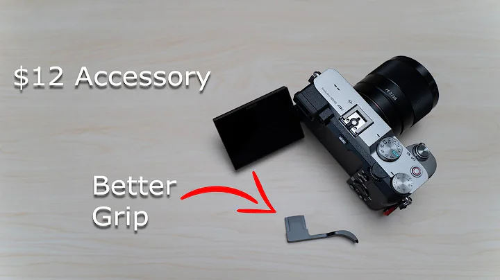 I Upgraded My Sony A7C With a Cheap Thumb Grip | Amazon Sony A7C Thumb Grip Review |
