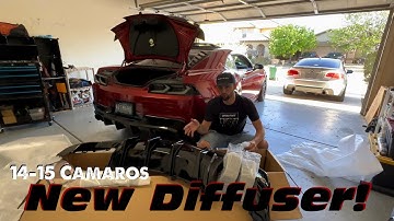 Installing New 2014-15 Camaro Evo Diffuser! | @AutoAddictUSA
