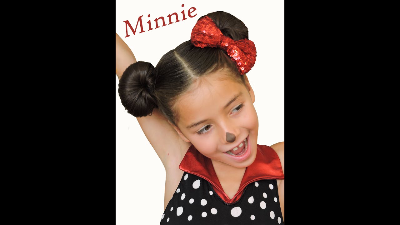 Peinado Orejitas de Minnie Mouse - Minnie mouse ears hairdo - Disney -  YouTube