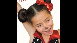 Peinado Orejitas de Minnie Mouse - Minnie mouse ears hairdo - Disney -  YouTube