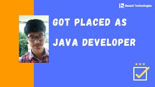 Besant Technologies Online Training and Placement Review | Siva Got Placed as Java Developer